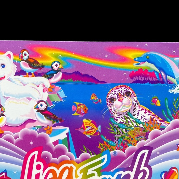 Lisa Frank character pocket folder rainbow chaser roary seal kittens dancing - Picture 3 of 6